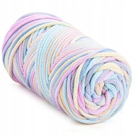 Šnúra YarnArt Macrame 3 mm VR ombre PASTEL 929