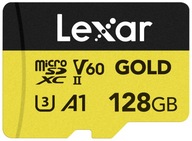 Lexar microSDXC Gold 128 GB UHS-II U3 ​​​​V60 A1 R 280 MB/s W 100 MB/s