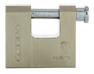 GERDA REINFORCED pin visiaci zámok KSWT 60 SECURE NICKEL 3 KEYS