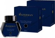 Atrament Waterman 2x50ml čierny dvojbalenie