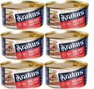 6x 300g KRAKUS anglický guláš 95% KARTÓN + oblátky