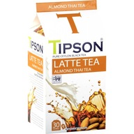 Čierny čaj LATTE TEA anízové ​​mandle Tipson 30 ks