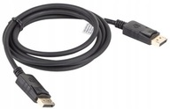 DisplayPort kábel Lanberg M/M 1,8m 4K čierny