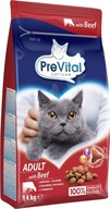 Prevital hovädzie krmivo pre mačky 1,4 kg NOVINKA!