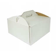 Balenie bielej torty 26x26x12cm, kartónová krabica, 10