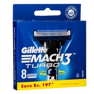 8 KUSOV Gillette MACH3 TURBO 8 100% ORIGINÁL.