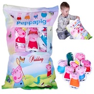 PEPPA PUDDINGOVÝ VANKÚŠ S OBJATNÝM MASKOTOM PEPPA PIG RODINNÝ DARČEK