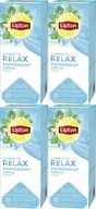 PEPERMINT Lipton Mint Tea 25 obálok x4