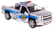 CHEVROLET SILVERADO POLICE METAL KINSMART MODEL