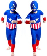 AVENGERS CAPTAIN AMERICA OBLEK S MASKOU VEĽKOSŤ M