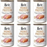 Brit Mono Protein Morčacie & Sladké zemiaky 6x400g