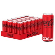 Coca Cola ZERO cukor ZERO kalórií 24 kusov 330ml