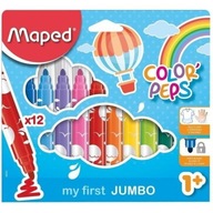 Jumbo sada popisovačov - Maped - 12 farieb