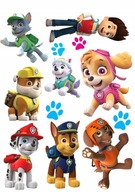 Veľká súprava fondánovej potlače tort PAW PATROL