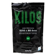 Airsoftové loptičky 0,23 g 4350 ks KILO9 biologicky odbúrateľné