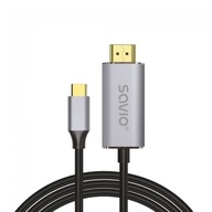 USB-C - HDMI kábel 1m SAVIO CL-170 4K 60 FPS s funkciou HDR