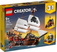 LEGO CREATOR 3V1 31109 PIRÁTSKA LOĎ LOĎ