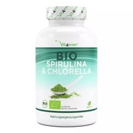 BIO SPIRULINA A BIO CHLORELA 600 TABLETY