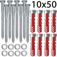 FISCHER Montážna sada 10x50 8 ks komplet