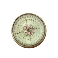Lentikulárny kompas - mosadz a sklo NC2119