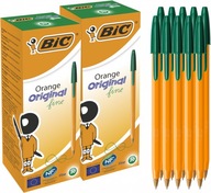 BIC ORANŽOVÝ ORIGINÁL JEMNÝ GUĽOVÝ BOD 0,7 MM ZELENÝ x 50