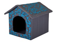 Hobbydog Bed Buda R3 modré kvety