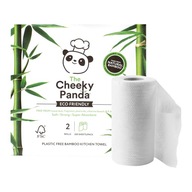 Bambusová papierová kuchynská utierka Mäkká absorpčná ECO 2 VALCE 200 listov