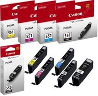 ORG CANON ATRAMENTY PGI-550 CLI-551-CMYK MG5650 IP7250