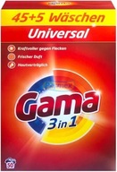 Vizir Gama prací prášok 3 v 1 univerzálny 3 kg (50 praní) (DE)