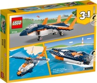 LEGO Creator 3 v 1 nadzvukový prúdový čln vrtuľník 31126