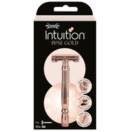 Klasický holiaci strojček Intuition Rose Gold pre ženy s vymeniteľnými čepeľami