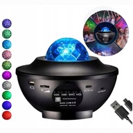 LED Starlight Projector Nočná lampa Bluetooth reproduktor na diaľkové ovládanie