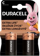 10x ALKALICKÁ BATÉRIA DURACELL C LR14 MN1400 R14