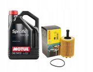 Olej Motul 5W30 VAG + Filter pre AUDI A3 1.9 TDI 8P