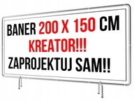 Reklamný banner 200x150cm - Navrhnite si svoj sprievodca