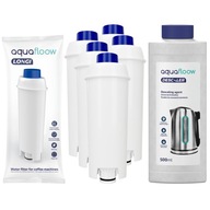 5x VODNÝ FILTER + DeLonghi ODVÁPŇOVAČ 500ml SET