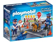 Súprava policajných zátarasov Figúrky Playmobil