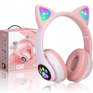 Slúchadlá Cat Ears Wireless RGB LED farby