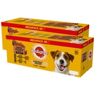 Pedigree Adult mix príchutí 100g x 80 (Multipak x 2)