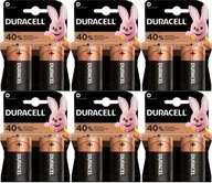 Duracell Alkaline D/LR20 Batérie – 2 ks x6