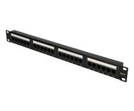 Extralink CAT6 UTP V2 1U Patchpanel 24 portov