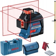 BOSCH Krížový laser 3 x 360° GLL 3-80 + Tyč