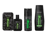 STR8 FREAK SET 3 kusy EDT 50ml + SPREJ 150ml + GEL 400ml