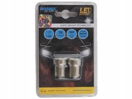 Biela LED žiarovka 12V BA15S R10W BOSMA sada 2 ks