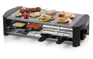 DOMO DO9186G raclette kamenný gril pre 8 osôb, veľký kamenný tanier