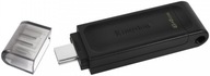 Pamäťová jednotka 64 GB Kingston Data-Traveler-70 USB-C Type-C 3.2 FAST