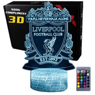 3D LED USB nočná lampa Liverpool