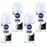 NIVEA Antiperspirant roll-on Black&Whit 4X50ml