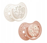 Lovi DYNAMIC ukľudňujúci cumlík 0-3m Silicone Blossom Ivory