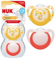 NUK Star silikónový cumlík 6-18m